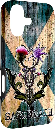 Vista 3 de Purple Thistle Flower Scottish Flag Scots Sassenach Vintage Case for iPhone 17