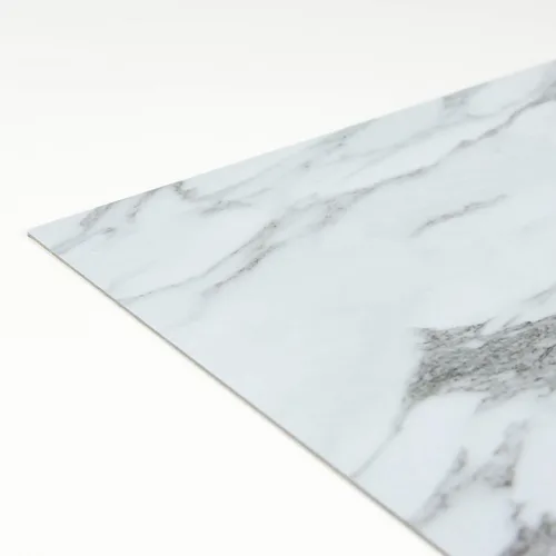 Vista 6 de FloorPops FP3329 Azulejos de Suelo Opaline Peel Stick, Blanco y Blanco Roto