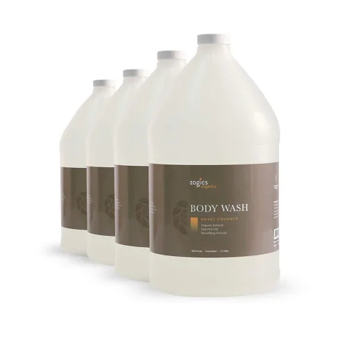 Vista 7 de Zogics Organics Gel de baño – Gel de baño hidratante para hombres y mujeres, fórmula a base de plantas hecha con aceites esenciales, ideal como