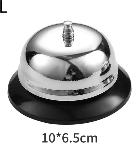 Vista 8 de Campanas de escritorio de metal Campanas de servicio Campanas de recepción de cocina Campanas de llamada para área de recepción Servicio al cliente