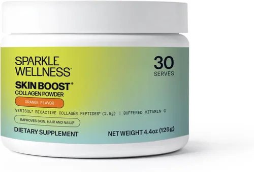 Vista 15 de Sparkle Wellness VERISOL - Péptidos de colágeno hidrolizados bioactivos Suplemento de colágeno en polvo con vitamina C para la salud de la piel