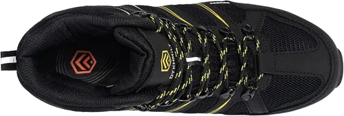Vista 5 de DKMILY DRY Botas de seguridad impermeables para hombre, botas de trabajo con puntera de acero, antideslizantes, disipativas estáticas