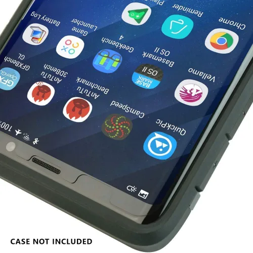 Vista 5 de IQShield Paquete de 2 protectores de pantalla para Samsung Galaxy Note 9 (compatible con fundas), fácil de instalar, ultra fino, antiarañazos