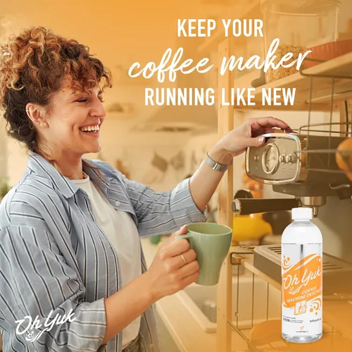 Vista 5 de Oh Yuk Paquete de limpiador de tina y descalcificador de cafetera Jetted Elimina el yuk, la espuma de jabón y los aceites de los chorros, limpia