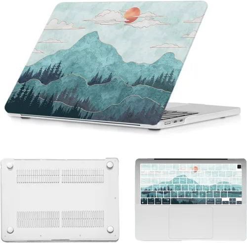 Vista 71 de Funda compatible con MacBook Air de 11 pulgadas 2015-2010 A1465 A1370, diseño impreso de plástico para laptop, carcasa protectora Air de 11.6