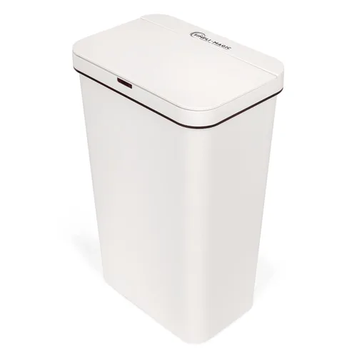 Vista 7 de SIMPLI-Magic Cubo de basura rectangular con sensor de cocina de 13.2 galones / 50 litros, cubo de basura automático sin contacto con tapa de cierre