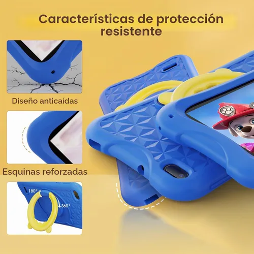 Vista 3 de DigiLand Tablet Android para niños, tabletas Android de 7 pulgadas para niños, tableta para niños pequeños con funda incluida, 4 GB + 32 GB, control