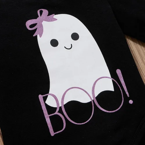 Vista 4 de 0-24 meses para niños pequeños lindos trajes de Halloween faldas tutú diadema 3 piezas para niñas