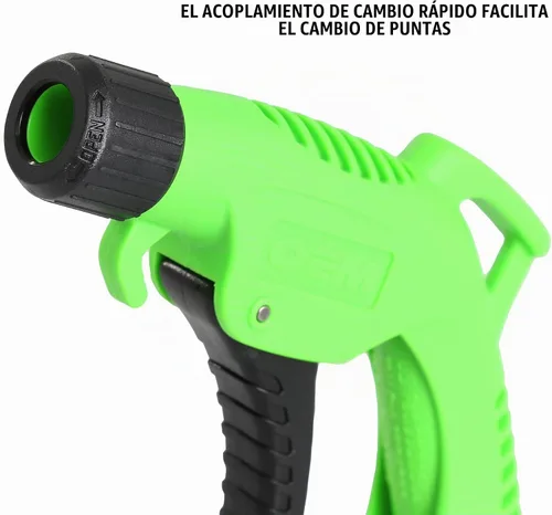 Vista 6 de OEMTOOLS 24439 Pistola sopladora de aire de 5 piezas con agarre cómodo