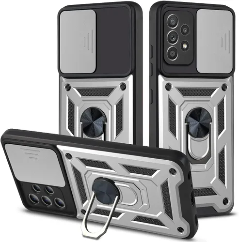 Vista 21 de Compatible con Tecno Pova Neo 2 Bracket Shell, con cubierta deslizante para lente de cámara compatible con Tecno Pova Neo 2 LG6n Case Negro