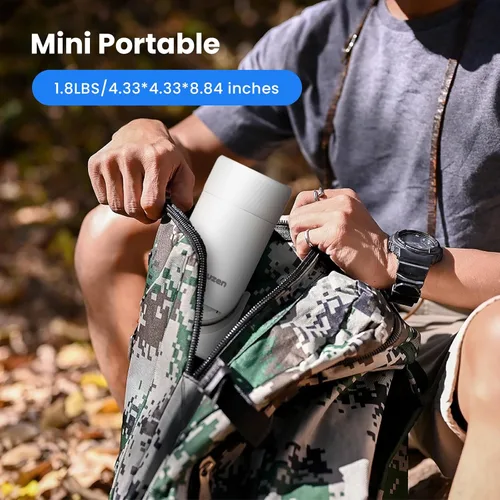 Vista 8 de Mini Proyector Soporta 4k, Wifi, Bluetooth, y Rotación de 180 Grados Altavoz Integrado Se Conecta a Teléfono iPhone/Android/TV Stick, Proyector