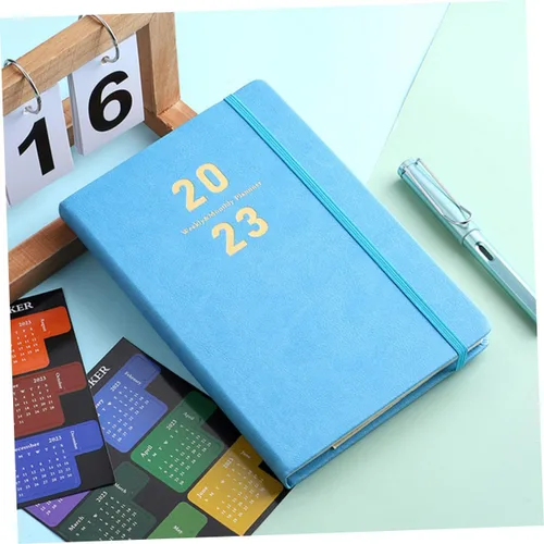 Vista 7 de MAGICLULU Planificador académico, bloc de notas para estudiantes, práctico cuaderno diario para oficina, escuela, diseño portátil ligero para una