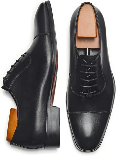 Vista 3 de Zapatos de vestir Oxford formales de cuero para hombre