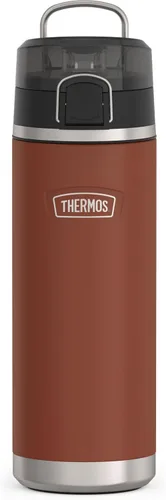 Vista 19 de THERMOS ICON SERIES, botella de agua de acero inoxidable con boquilla, 24 onzas, color verde alpino, botella de agua aislada al vacío con tapa