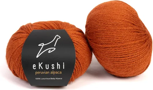 Vista 80 de 100% Hilo de Alpaca Baby para Tejer y Ganchillo - 1 Cono de Hilo Premium DK - Ligero, Hipoalergénico y Térmico Hecho en Perú - Ideal para Proyectos