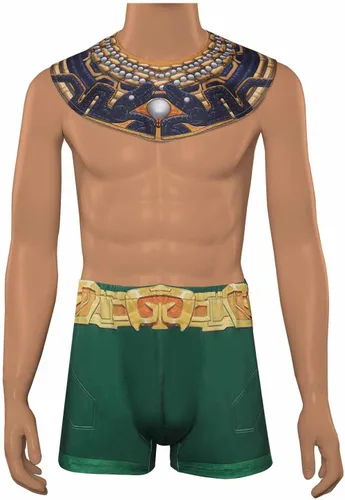 Vista 6 de Toitaly Wakanda Forever Namor - Disfraz para hombre, pantalones cortos de Namor para Halloween, cosplay para adultos