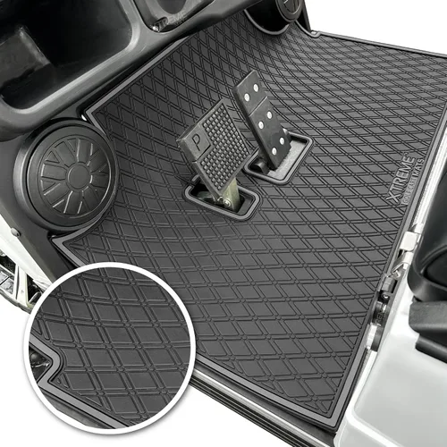 Vista 15 de Alfombrilla de goma compatible con modelos Evolution Classic Plus/Pro, Forester, Turfman (17-22) de carrito de golf Protección de revestimiento