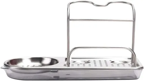 Vista 3 de OXO Good Grips caja para fregadero de acero inoxidable, gris, A