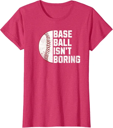 Vista 11 de Camiseta Baseball Isn't Boring, Negro