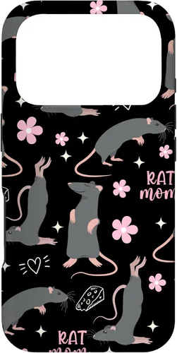 Vista 29 de Funda para iPhone 13 Pro Max Rat Mom Cute Rat Owner Keeper Pet Lover