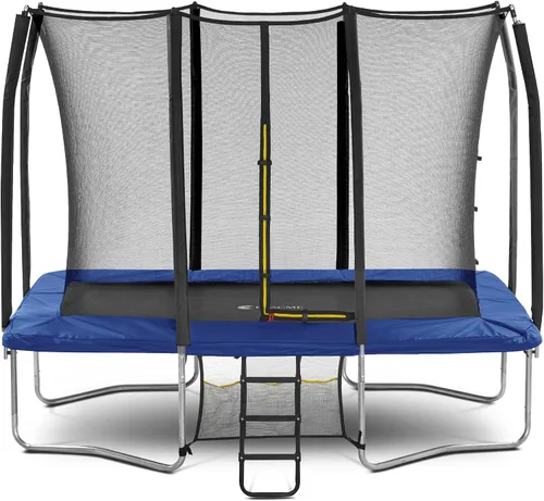 Vista 10 de Exacme Trampolín rectangular de 7 x 10, 8 x 12, 9 x 14 pies, para niños, dobles aberturas de cerramiento, trampolín rectangular pequeño
