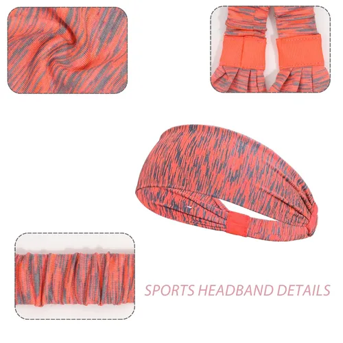 Vista 3 de CÉLLOT - Paquete de 12 bandas para la cabeza para correr para hombres, banda para el sudor deportiva para mujeres, banda para la cabeza deportiva