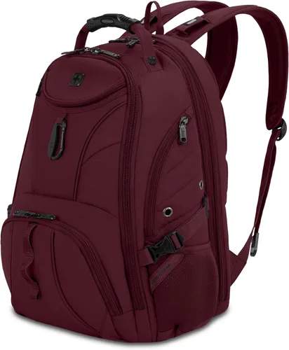 Vista 16 de SwissGear, Travel Gear 1900, Scansmart TSA, mochila para computadora portátil., talla única , Negro