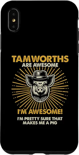 Vista 7 de iPhone 15 Pig Dad Mom Awesome - Farmer Breeder Tamworths Case