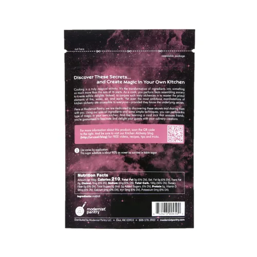 Vista 3 de Polvo puro de maltitol vegano sin gluten certificado Kosher OU - 200 g/7 oz.