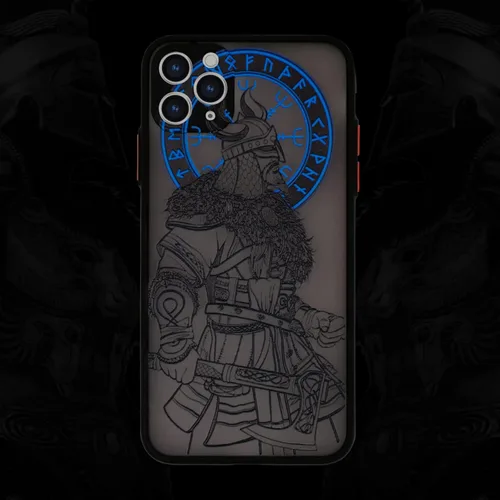 Vista 15 de Cool Gladiator - Funda para teléfono con relieve 3D, compatible con iPhone 7/8/SE, transparente esmerilado y moderno