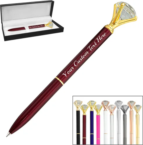 Vista 76 de 1 bolígrafo de diamante con cristal, bolígrafos personalizados a granel con grabado sin nombre, bolígrafos de diamante personalizados, lápiz óptico