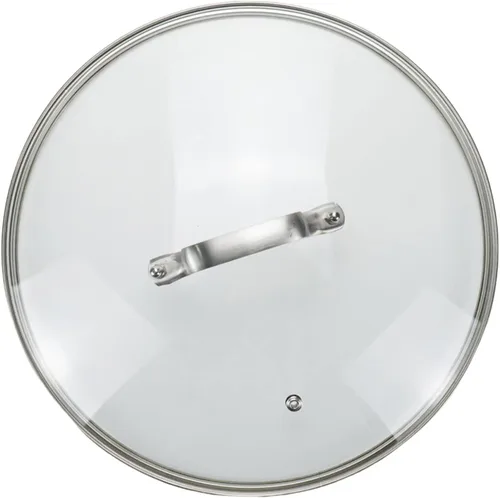 Vista 15 de Tapa de olla de vidrio transparente de 8 pulgadas para funda de repuesto para sartén Con mango de puente de arco de acero inoxidable plateado