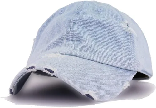 Vista 3 de The Rock Bull Vintage Baseball Cap Embroidered Cotton Adjustable Distressed Dad Hat