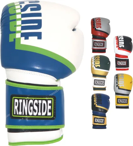Vista 8 de Guantes de Boxeo de Sparring Ringside Bullet - Cuero Sintético de Alto Rendimiento para Boxeo, MMA, Muay Thai - Ajuste Seguro, Comodidad Ventilada