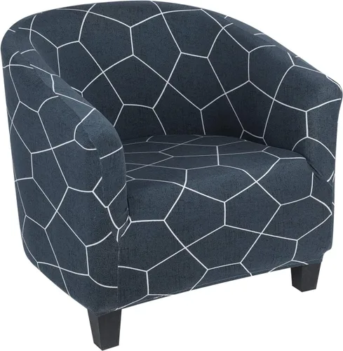 Vista 13 de Funda para silla de club, funda elástica para sillón, funda de sofá, protector de muebles para sala de estar (color #18)