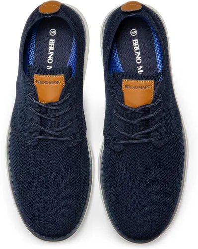 Vista 9 de Bruno Marc Zapatillas de malla para hombre Oxfords ligeras
