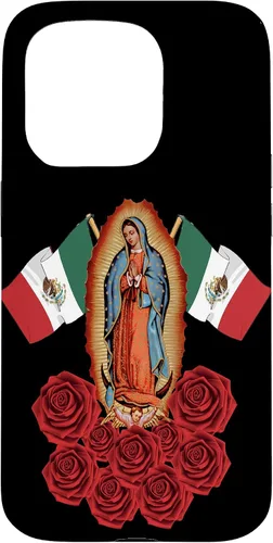 Vista 14 de Funda para iPhone 16 Nuestra Señora Virgen De Guadalupe Virgen María Mexicana