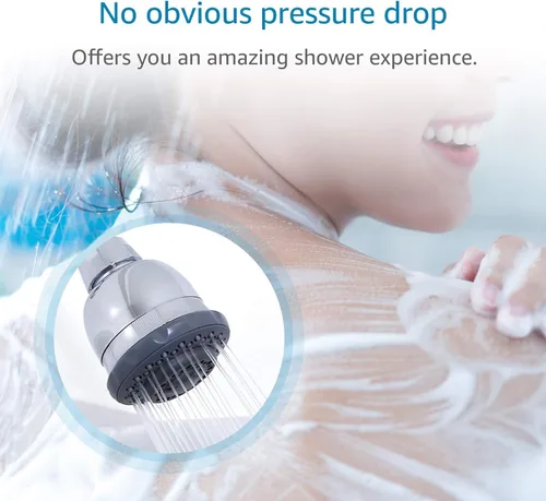 Vista 4 de AQUA CREST WHR-140 - Cartucho de repuesto para filtro de ducha Culligan® WHR-140, WSH-C125, ISH-100, HSH-C135, filtro de agua para cabezal de ducha