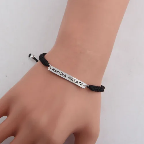 Vista 5 de KUIYAI Regalo inspirado en la pulsera de macramé sin preocupaciones
