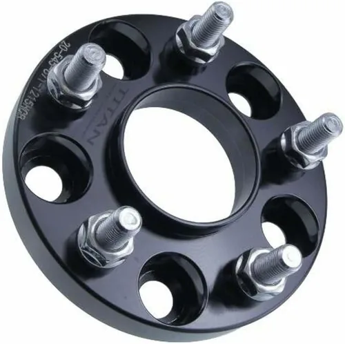 Vista 6 de Espaciadores de rueda centrados de 1 pulgada 5x4.5 – Compatible con Mitsubishi Lancer Evo – 1 pulgada (0.984 in), 5 x 114.3, cubo de 2.642 in