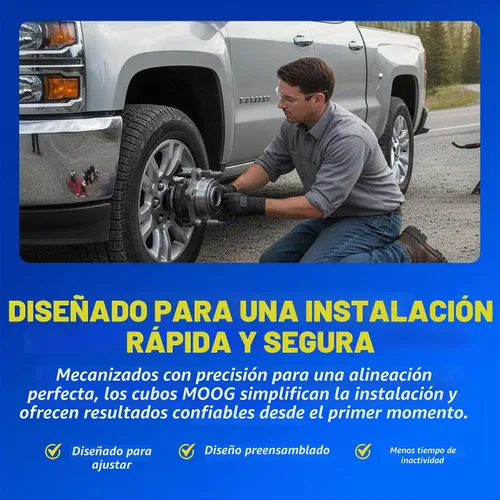 Vista 5 de MOOG 515058 Cojinete de rueda y conjunto de cubo para Chevrolet Silverado 2500 HD