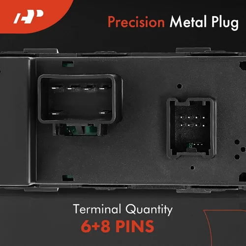 Vista 6 de A-Premium Interruptor de Ventana Eléctrico Principal del Lado del Conductor Compatible con Chevy Traverse 2009-2017, Silverado 1500 2007-2013, HHR