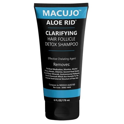 Vista 2 de Macujo Champú desintoxicante Aloe Rid y método Zydot UltraClean, limpieza profunda, todos los contaminantes, medicamentos residuales, nicotina
