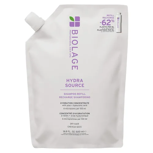Vista 14 de Biolage Hydra Source Shampoo – For Dry Hair Aloe vera, hyaluronic acid, vegan, paraben-free, softens, moisturizes, adds shine