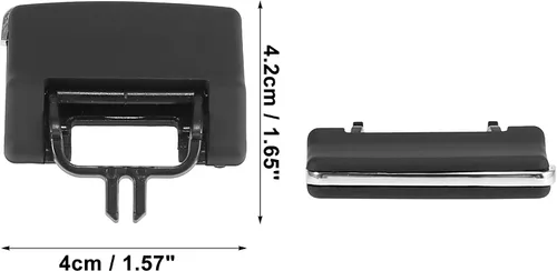 Vista 7 de ACROPIX Clips de salida de aire acondicionado delantero izquierdo derecho para Mercedes Benz GL450 ML350 ML550 - Paquete de 4 unidades color negro