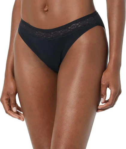 Vista 5 de Tienda Essentials Ropa interior de bikini de algodón y encaje para mujer, paquete de 4