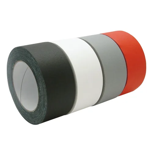 Vista 2 de JVCC Premium Grade 30 Yard Gaffers Tape (GAFF30YD): 3 pulg. (2.835 in real) x 30 yardas (negro)
