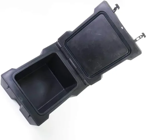 Vista 3 de SuperATV Enfriador trasero aislado de alta resistencia/caja de carga para Polaris RZR XP Turbo/XP 4 Turbo (2016+) - Tapa sellada mantiene el hielo