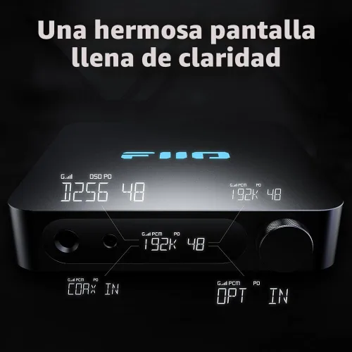 Vista 8 de FiiO K11 de escritorio 1400W Potencia Equilibrada Auricular DAC y Amplificador 384kHz/24Bit DSD256 para Audio Doméstico/PC