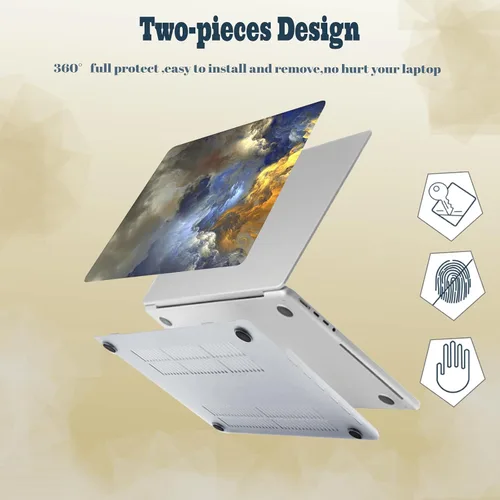 Vista 62 de Carcasa para laptop MacBook Air de 11 pulgadas 2015 2014 2013 2012 2011 2010 versión modelo A1465 A1370, Air 11.6 pulgadas a presión funda rígida